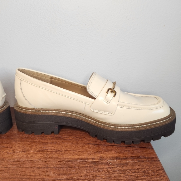 Laurs Lug Sole Loafer Sam Edelman Modern Ivory Size 9 - Picture 4 of 11